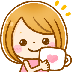 [LINEスタンプ] 大人可愛い♡カラフルGIRL