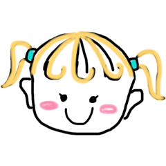 [LINEスタンプ] はでがみニコちゃん