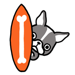 [LINEスタンプ] ワンズのワンダフルなサーフィンライフ