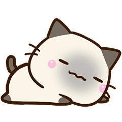 [LINEスタンプ] ちびシャム