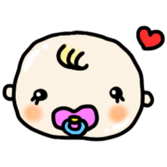 [LINEスタンプ] 【ぷるるん赤ちゃん】顔と文字