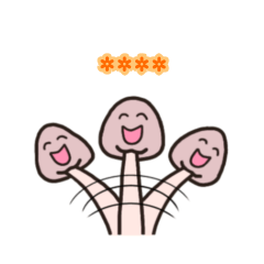 [LINEスタンプ] 珍きのこちゃん♡あなた色に染まりたい♡