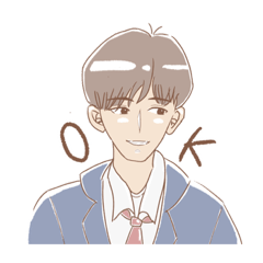 [LINEスタンプ] パステル男子【日常Ver.】