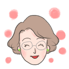 [LINEスタンプ] お茶目なメガネ女子