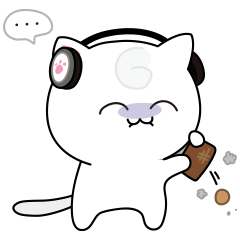 [LINEスタンプ] ゲーム好きの猫、ゲーニャン