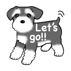 [LINEスタンプ] Love Love Schnauzer