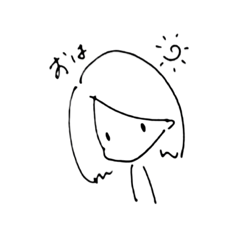 [LINEスタンプ] ゆるゆるの女の子