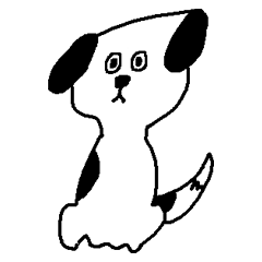 [LINEスタンプ] ななは、犬