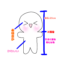 [LINEスタンプ] もちまるちゃん！！