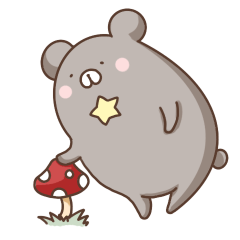 [LINEスタンプ] ほし★くま