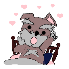 [LINEスタンプ] ゆるふわ シュナウザー 毎日使える！！