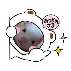 [LINEスタンプ] いつも一緒 にょろ