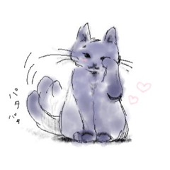 [LINEスタンプ] えんぴつ猫さんの日々。