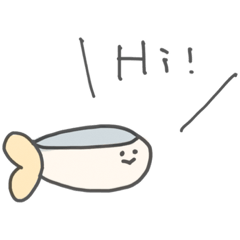 [LINEスタンプ] 小鰭と金魚