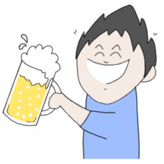 [LINEスタンプ] おとこのゆる〜い日常スタンプ