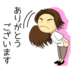 [LINEスタンプ] ひげのおじさんのスタンプ