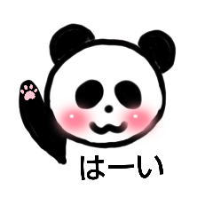 [LINEスタンプ] パンダさんがいっしょだよ