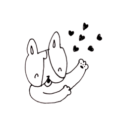 [LINEスタンプ] シンプル手描きフレブルちゃん