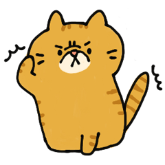 [LINEスタンプ] ぶさねこ きなこ2