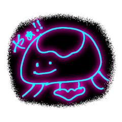 [LINEスタンプ] ネオンなくらげスタンプ