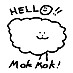 [LINEスタンプ] Hello mokmok