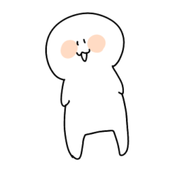 [LINEスタンプ] ぽっちゃり白ハゲちゃん