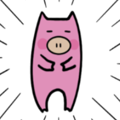 [LINEスタンプ] こんにちは、豚です。