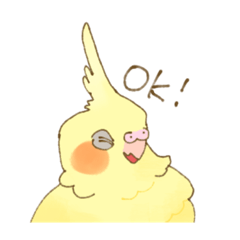 [LINEスタンプ] ふわふわオカメインコスタンプ