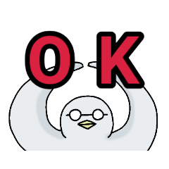 [LINEスタンプ] 必死に生きる鳥