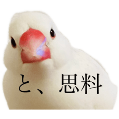 [LINEスタンプ] 文鳥のねぎま