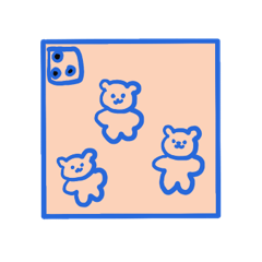 [LINEスタンプ] クマとグッズ