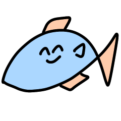 [LINEスタンプ] こっちみてくる魚