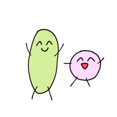 [LINEスタンプ] さなぎとたなぎでございます