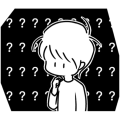 [LINEスタンプ] 手で語る男の子1