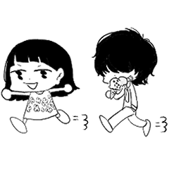 [LINEスタンプ] 優雅に過ごしたい黒髪