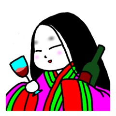 [LINEスタンプ] 引目鉤鼻のお嬢さんたち2