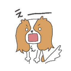 [LINEスタンプ] キャバリアがいちばんかわいい！ブレン