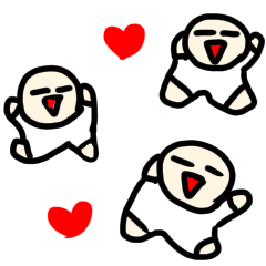 [LINEスタンプ] ながーいスタンプ♡ (毎日使えるよ)