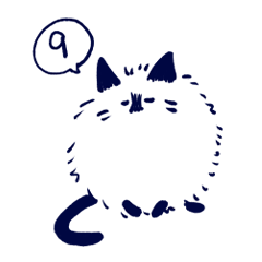 [LINEスタンプ] 汎用性のあるねこさんのスタンプ9(静)