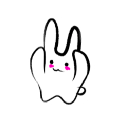 [LINEスタンプ] きゅんかわちびうさスタンプ