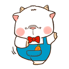 [LINEスタンプ] しろやぎのもっくん