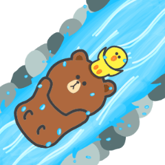 [LINEスタンプ] BROWN ＆ FRIENDS 〜かめのこEdition〜