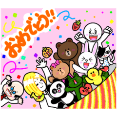 [LINEスタンプ] BROWN ＆ FRIENDS と そばたらみかんさんず