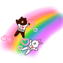 [LINEスタンプ] BROWN ＆ FRIENDS のレイキヒーリング