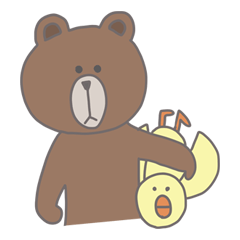 [LINEスタンプ] ゆるふわ BROWN ＆ FRIENDS