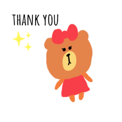 [LINEスタンプ] ブラウンと仲間達