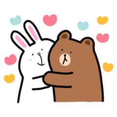 [LINEスタンプ] ちっちゃなお店の BROWN ＆ FRIENDS