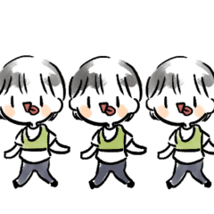 [LINEスタンプ] 妹 紗七