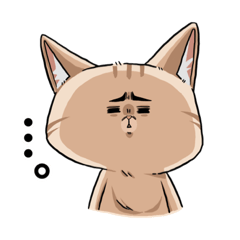 [LINEスタンプ] 顔で訴えてくる猫