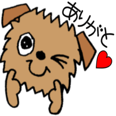 [LINEスタンプ] ブリュッセルグリフォンちゃん☆その3